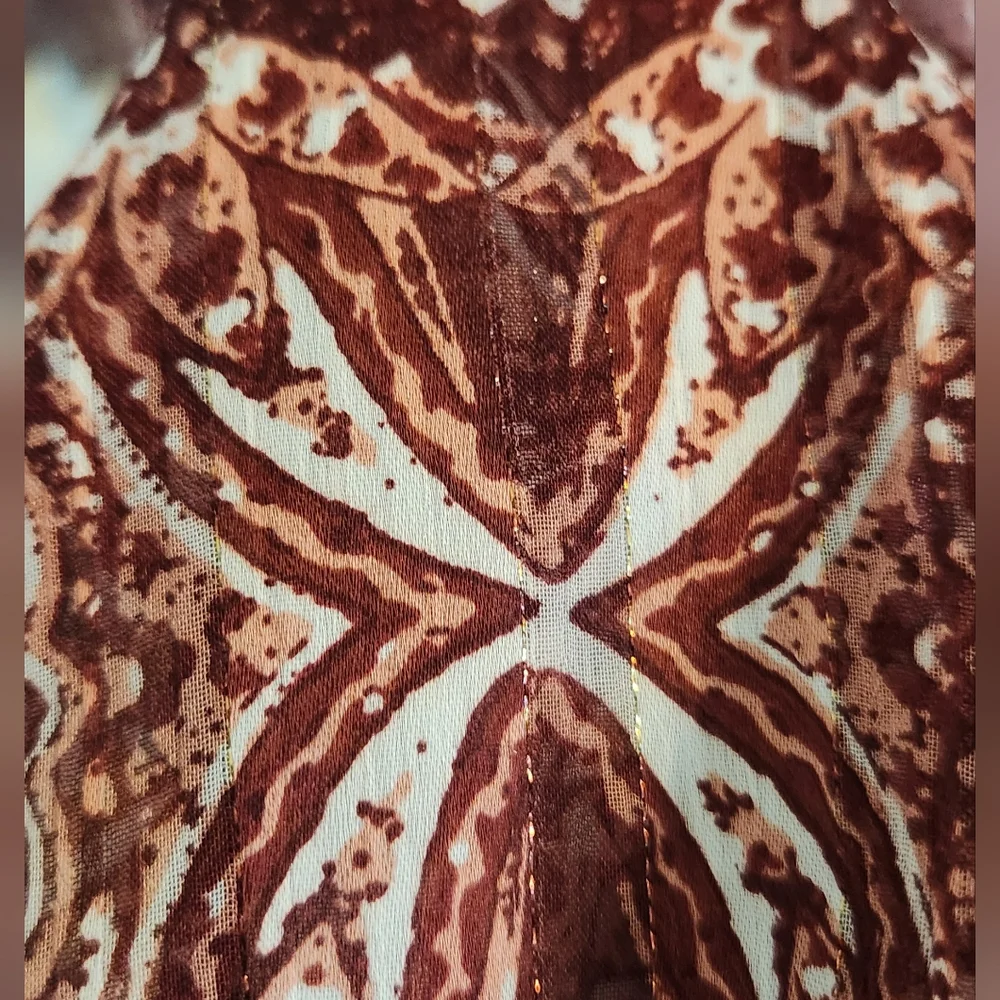 Zara Printed Mini Dress - Picture 9 of 12
